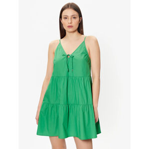 Tommy Jeans dámské zelené šaty - S (LY3)